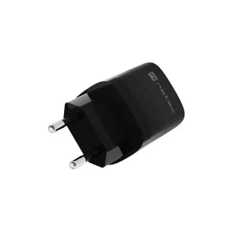 Uniwersalna ładowarka USB Natec RIBERA GaN 30 W, 1X USB-A, 1X USB-C, czarna