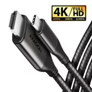 AXAGON RVC-HI2MC, USB-C -> HDMI 2.0a reduktor/kabel 1,8m, 4K/60Hz HDR10