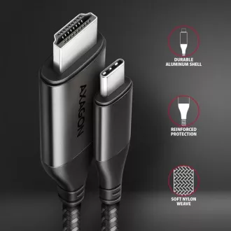 AXAGON RVC-HI2MC, reduktor / kabel USB-C -> HDMI 2.0a 1,8 m, 4K/60 Hz HDR10