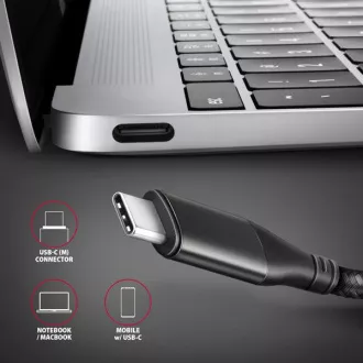 AXAGON RVC-HI2MC, reduktor / kabel USB-C -> HDMI 2.0a 1,8 m, 4K/60 Hz HDR10