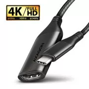AXAGON RVC-HI2M, reduktor/adapter USB-C -> HDMI 2.0a, 4K/60Hz HDR10