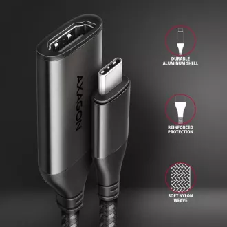 AXAGON RVC-HI2M, reduktor/adapter USB-C -> HDMI 2.0a, 4K/60Hz HDR10