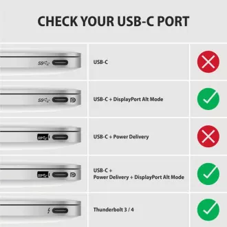 AXAGON RVC-HI2M, reduktor/adapter USB-C -> HDMI 2.0a, 4K/60Hz HDR10