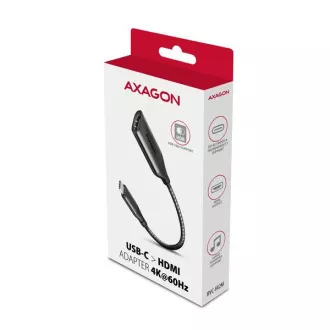 AXAGON RVC-HI2M, reduktor/adapter USB-C -> HDMI 2.0a, 4K/60Hz HDR10