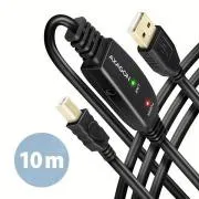 AXAGON ADR-210B, aktywny kabel krosowy USB 2.0 A-M -> B-M, 10 m