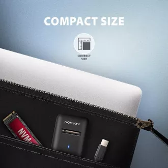 AXAGON ADM2-CM adapter USB-C 10 Gb/s - M.2 NVMe & SATA SSD, kabel USB-C 10 cm