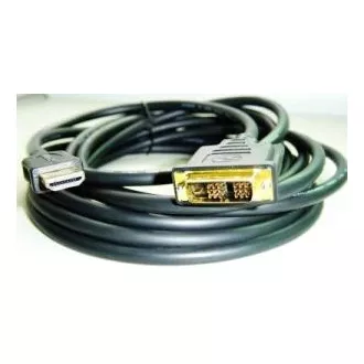Kabel HDMI-DVI 1,8 m, odcień M/M, pozłacane styki 1.3