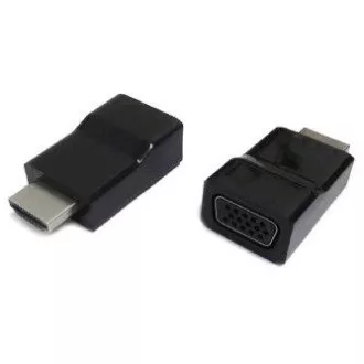Adapter kabla HDMI do VGA, M/K, czarny