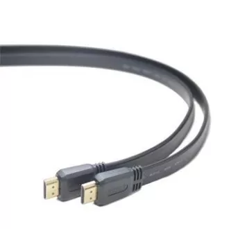 Płaski kabel PremiumCord HDMI High Speed   Ethernet, pozłacane złącza, 3 m