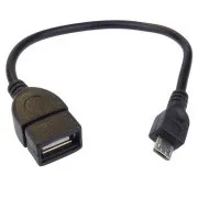 PremiCord reduktor kabla USB A/fem-MicroUSB/mal20cm