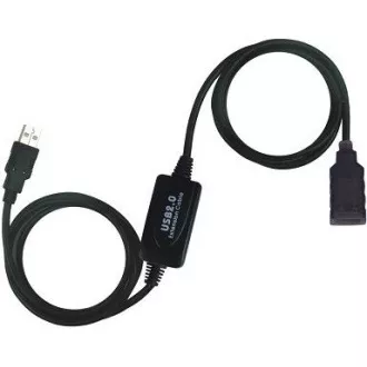 PremiumCord USB 2.0 repeater i przedłużacz A/M-A/F 10m