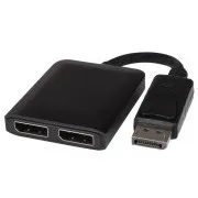 Adapter PremiumCord DisplayPort - 2x DisplayPort, rozszerzenie   mirroring, 4K*2K@30Hz