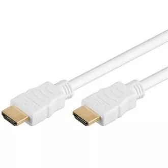 Kabel PremiumCord HDMI High Speed Ethernet, biały, pozłacane złącza, 3 m Kabel PremiumCord HDMI High Speed Ethernet, biały, pozłacane złącza, 3 m