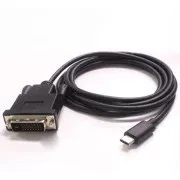 Kabel PremiumCord USB-C do DVI, FullHD@60Hz, 1,8 m