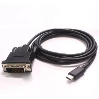 Kabel PremiumCord USB-C do DVI, FullHD@60Hz, 1,8 m