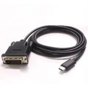Kabel PremiumCord USB-C do DVI, FullHD@60Hz, 1,8 m