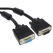 PremiumCord SVGA, DDC2, 2x ferryt, 3xCoax 8wire, 2m