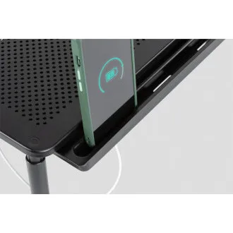 Trzypoziomowa, regulowana podstawa monitora Allsop