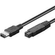 Kabel PremiumCord FireWire 800, 1,8 m, 9-pin-6-pin