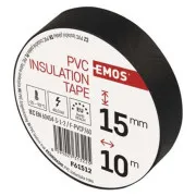 Taśma izolacyjna Emos PVC 15/10 czarna