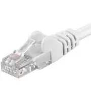 Kabel krosowy UTP RJ45-RJ45 poziom 5e 0,25 m, biały