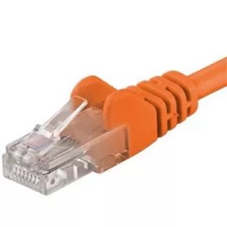 Kabel krosowy UTP RJ45-RJ45 poziom CAT6, 0,25 m, pomarańczowy