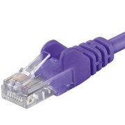 Kabel krosowy UTP RJ45-RJ45 poziom CAT6, 0,25 m, fioletowy