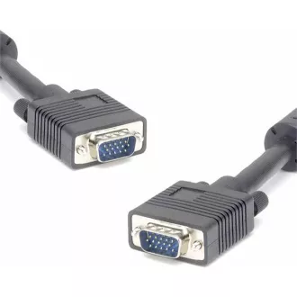 Kabel monitorowy PremiumCord HQ (Coax) 2x ferryt, SVGA 15p, DDC2, 3xCoax 8 żył, 10m Kabel monitorowy PremiumCord HQ (Coax) 2x ferryt, SVGA 15p, DDC2, 3xCoax 8 żył, 10m