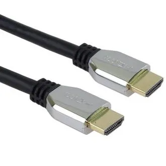 Kabel PremiumCord ULTRA HDMI 2.1 High Speed Ethernet 8K@60Hz, pozłacany 1,5m Kabel PremiumCord ULTRA HDMI 2.1 High Speed Ethernet 8K@60Hz, pozłacany 1,5m