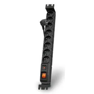 Kabel Acar S8 FA Rack 1,5 m, 8 gniazd, zabezpieczenie przeciwprzepięciowe, do szafy rack, czarny Kabel Acar S8 FA Rack 1,5 m, 8 gniazd, zabezpieczenie przeciwprzepięciowe, do szafy rack, czarny