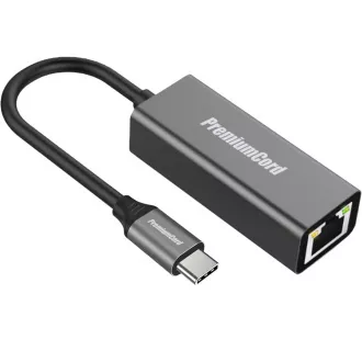 PremiumCord Konwerter USB-C na złącze gigabitowe. RJ45 PremiumCord Konwerter USB-C na złącze gigabitowe. RJ45