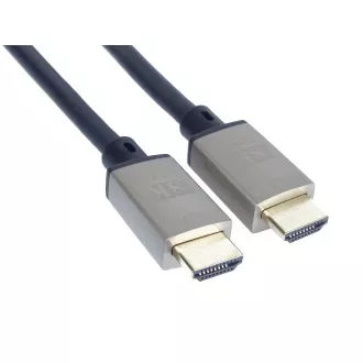 Kabel PremiumCord Ultra High Speed HDMI 2.1 8K@60Hz, 4K@120Hz długość 5m metalowe pozłacane złącza