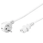 Kabel zasilający PremiumCord 230V do komputera 1m biały