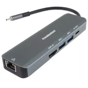 PremiumCord USB-C do HDMI, 2x USB3.2, PD 100W, RJ45
