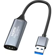 PremiumCord HDMI grabber do przesyłania sygnału wideo/audio do komputera ze złączem USB 3.0