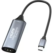 PremiumCord HDMI grabber do przesyłania sygnału wideo/audio do komputera ze złączem USB 3.0 typu c