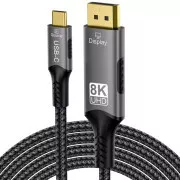 PremiumCord USB-C do DP 1.4, 2 m