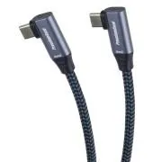Zakrzywiony kabel PremiumCord USB-C 2x, 1 m