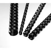 Plastikowe plecki 8 mm, czarne
