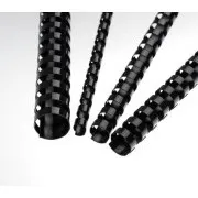 Plastikowe plecki 8 mm, czarne