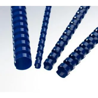 Plastikowe grzbiety 8 mm, niebieskie Plastikowe grzbiety 8 mm, niebieskie