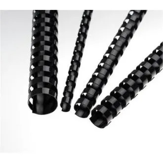 Plastikowe grzbiety 28,5 mm, czarne