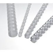 Plastikowe grzbiety 32, białe