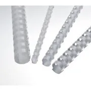 Plastikowe grzbiety 32, białe