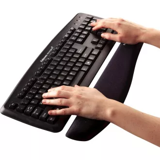 Podkładka pod nadgarstek do klawiatury Fellowes PlushTouch Black Podkładka pod nadgarstek do klawiatury Fellowes PlushTouch Black