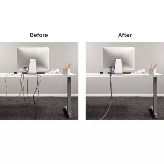 Organizer i ochraniacz kabli Fellowes Cablezip