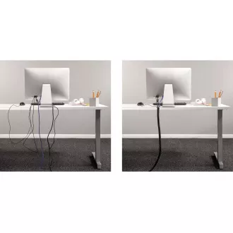 Organizer i ochraniacz kabli Fellowes Cablezip czarny