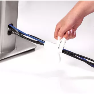 Organizer i ochraniacz kabli Fellowes Cablezip biały