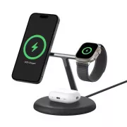 Belkin BOOST CHARGE PRO Qi2, stojak magnetyczny 15W 3w1, czarny