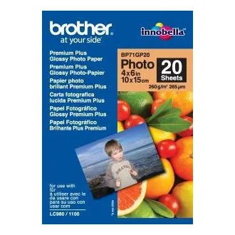 BP71GP20, 20 arkuszy, 10x15cm Premium Glossy, 260g BP71GP20, 20 arkuszy, 10x15cm Premium Glossy, 260g